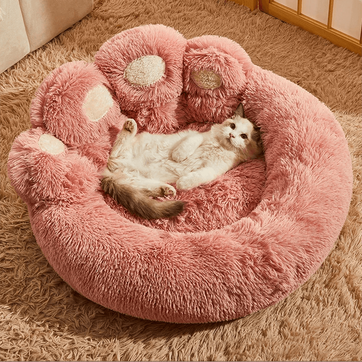 Fluffy Pet Bed - JoyfulPawsHub