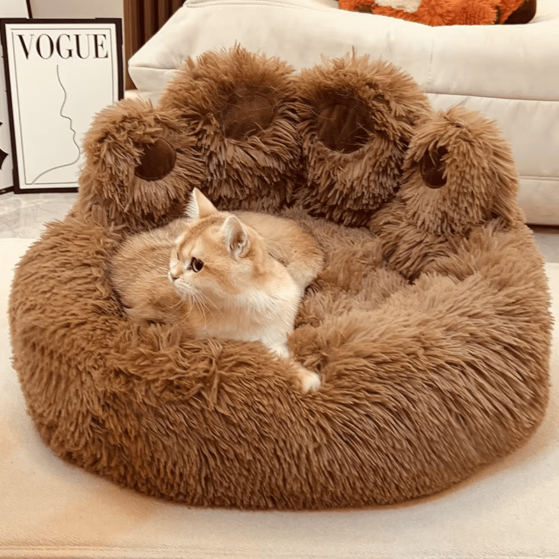 Fluffy Pet Bed - JoyfulPawsHub