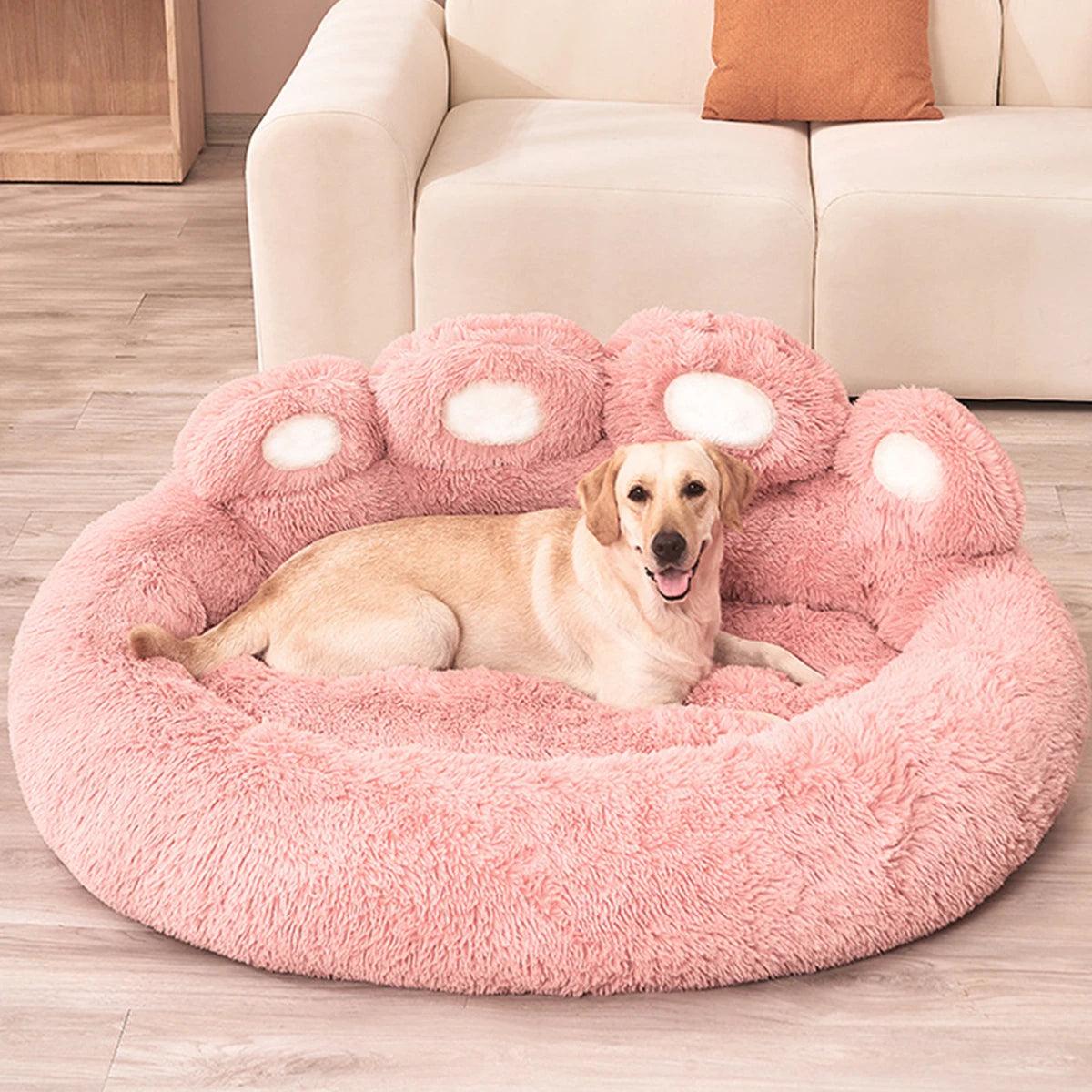 Fluffy Pet Bed - JoyfulPawsHub